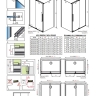 душевая дверь Radaway Furo KDJ 62,2x200 прозрачное стекло, хром (10104622-01-01L)