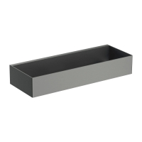 полочка Omnires Uni brushed graphite (UN10335GR)