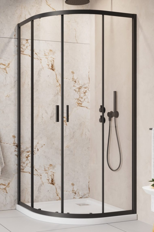 душова кабіна Radaway Alienta A 90x90 black (10229090-54-01)