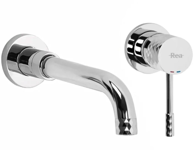 змішувач для умивальника Rea Lungo Diamond прихованого монтажу, chrome + box (REA-B6382)