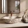 умивальник Rea Isla 49x37 накладний Warm Beige матовий (REA-U7882)