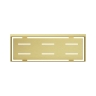 полочка Omnires Uni brushed brass (UN10335BSB)
