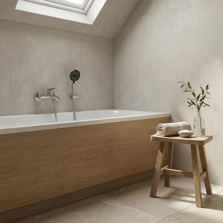 змішувач для ванни та душу Rea Vision chrome (REA-B6739)