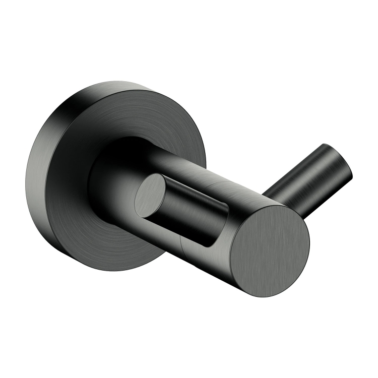 крючок двойной Omnires Modern Project brushed graphite (MP60120GR)