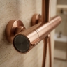 душова система з виливом Rea Drop brushed copper (REA-P9670)