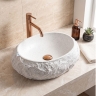 умивальник Rea Mika 37,5x25,5 накладний Light Grey матовий (REA-U3223)