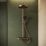 душевая система Rea Creo copper brushed (REA-P0362)