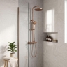 душевая система Rea Parot Light с термостатом brushed copper (REA-P9672)
