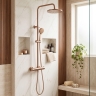 душевая система Rea Parot Light с термостатом brushed copper (REA-P9672)