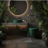 умывальник Rea Duo 38x38 Matcha matt (REA-U3605)