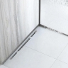плінтус для душового піддону Rea 120 см nickel (REA-K4307)