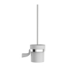 йорж для унітазу Omnires Saco chrome/white (SA54620CRB)
