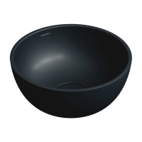 умивальник Omnires Shell 35 cm matt black lava (SHELL350UNBLV)