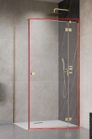 душова кабіна Radaway Essenza KDJ 90х200 права, скло прозоре, brushed gold (1385044-99-01R)