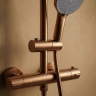 душова система для душу з термостатом Rea Lungo copper brushed (REA-P6734)