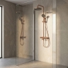 душевая система с изливом Rea Arcos brushed copper (REA-P8715)