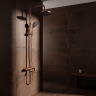 душевая система с изливом Rea Arcos brushed copper (REA-P8715)