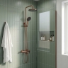 душевая система с изливом Rea Arcos brushed copper (REA-P8715)