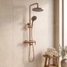 душевая система с изливом Rea Arcos brushed copper (REA-P8715)