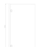 душевые двери Omnires Waterloo 80x150 см безопасное стекло chrome/transp (HMP80XCRTR)
