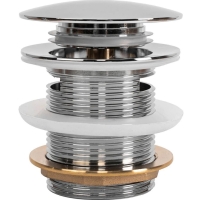 донный клапан Rea для ванны Sparta, хром (REA-W8008)