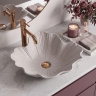 умивальник Rea Flower 47,5x40 накладний Beige матовий (REA-U7888)