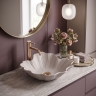 умивальник Rea Flower 47,5x40 накладний Beige матовий (REA-U7888)