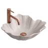 умивальник Rea Flower 47,5x40 накладний Beige матовий (REA-U7888)