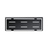 полочка Omnires Uni black matt (UN10335BL)
