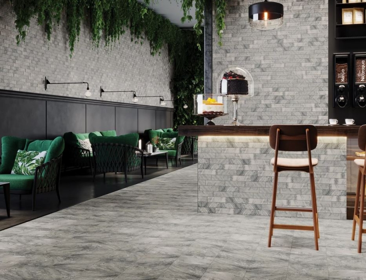 ступень Paradyz Mattone 30x30 sabbia grafit, mat, structura