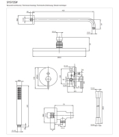 душевая система скрытого монтажа Omnires Y brushed nickel (SYSY35NI)