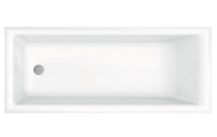 ванна акриловая Radaway Linda 160х70 пристенная с ножками + сифон (WA1-63-160x070S)