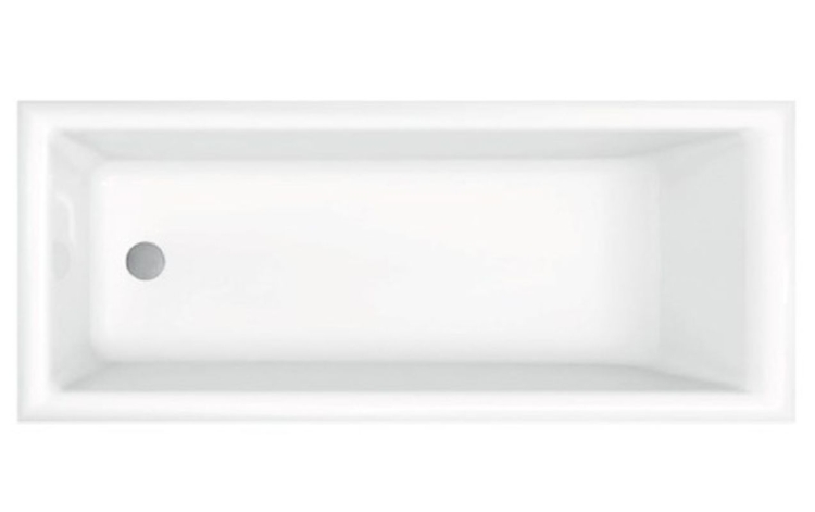 ванна акриловая Radaway Linda 160х70 пристенная с ножками + сифон (WA1-63-160x070S)