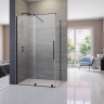 душевая кабина Radaway Furo KDJ 57,2x200 левая, стекло прозрачное, черный (10104572-54-01L)