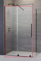 душевая кабина Radaway Furo KDJ 57,2x200 левая, стекло прозрачное, черный (10104572-54-01L)