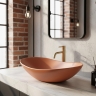 умывальник Rea Royal Cinnamon Matt 61,5x35,5 матовый, оранжевый (REA-U3530)