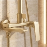душевая система с изливом Rea Prime brushed gold (REA-P7624)