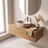 умивальник Rea Focus 48,5x34,5 накладний Taupe матовий (REA-U3228)