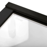 душова кабіна Rea Hugo 100x100x200 безпечне скло, прозоре, чорний (REA-K6602)