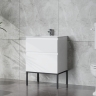 тумбочка с умывальником Lavita Topeka 60 напольная, white (5900378345534)
