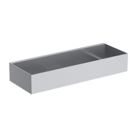 полочка Omnires Uni brushed nickel (UN10335NI)