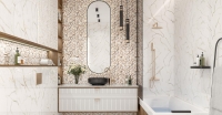 плитка Golden Tile Alta 60x30 белый (AT0151)