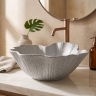 умивальник Rea Flower 47,5x40 накладний Grey матовий (REA-U7885)