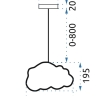 светильник потолочный TooLight Kids grey (OSW-00452)