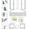 душевая кабина Radaway Eos KDJ I 90x90 стекло прозрачное, хром (137503-01-01R)