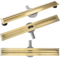 трап Rea Neox Slim Pro brushed gold 100 (REA-G6990)