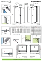 душевая кабина Radaway Essenza 8 81,2x200 левая, стекло прозрачное, хром (10480812-01-01L)