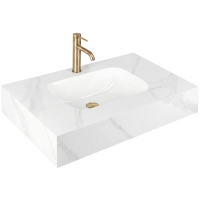 умивальник Rea Aresa 70x50 підвісний White матовий (REA-U9972)