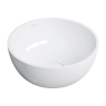 умивальник Omnires Shell 35 cm gloss white (SHELL350UNBP)