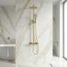 душова система для душу з термостатом Rea Lungo gold (REA-P6732)